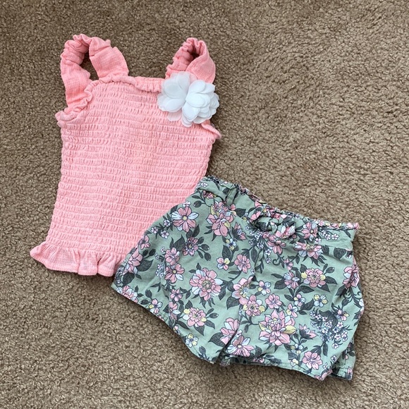 two-piece baby shorts tank top - Picture 1 of 4